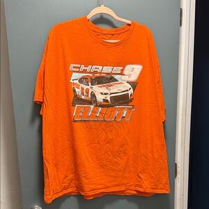 Hooters Orange Racing Graphic Tee